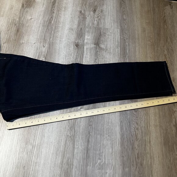 NWT Old Navy Maternity Skinny Jeans Dark Wash Denim Side Panel Stretch sz 14 NEW - Picture 8 of 10